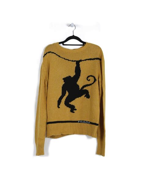 prada monkey sweater|prada sweater.